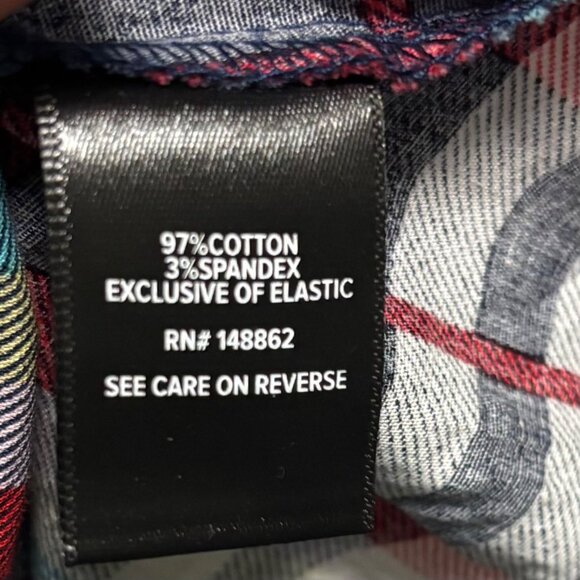 Torrid Poplin Collared Plaid Shirt Dress Size 4 Multi-Color - Picture 8 of 8